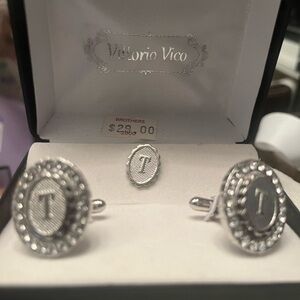 Vittorio Silver Cufflinks Set